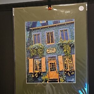 Quebec City French Store High Quality Photograph With Mat